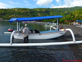 Fischerboot, bzw. in unserem Fall: Tauchboot