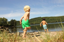 plages et baignade vassivière