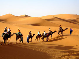 Cameltrek en las Dunas de Merzouga. www.solomarruecos.com