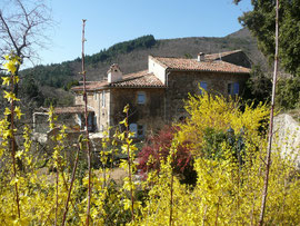 El gran Mas (del lado norte) en primavera