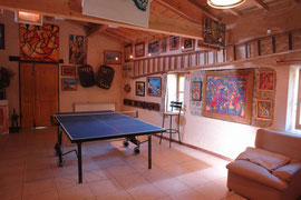 The multifonction room "La Grnge" with its table ping-pong.