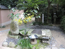 相原さんが作った仏足石　46番「浄瑠璃寺」