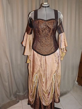Steampunk Kleid edel