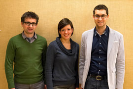 Das Sprecherteam 2015-2018: Jörg Müller (Sprecher), Lucia Kremer und Florian Wegscheider (Beisitzer). FOTO: Th. Roscher