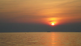 【播磨灘の夕暮れ(富島海岸より】