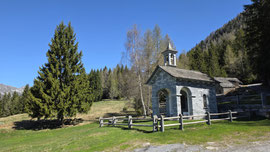 La chiesetta dell'Alpe Aleccio