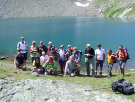 Foto di gruppo al Lago Sirwoltesee m. 2400 circa