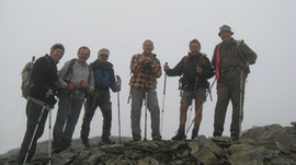 Foto di gruppo min vetta al Pizzo Bandiera m. 2817