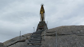 La Madonna della neve al Passo del Monte Moro m. 2868
