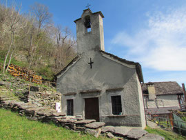La chiesetta dell'Alpe Sogno