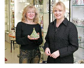 Inhaberin Ulrike Mülfarth (rechts) und Mitarbeiterin Frau Schmelzer