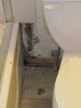 Tenant didn't report there was a problem, and this is what was found.