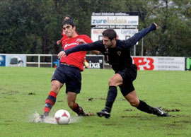 Imagen del triunfo azkoitiarra ante el Pasaia por 4-2.