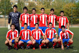 Alineación inicial del Laudio B ante el Ariznabarra. Foto: Juanfer