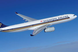 Singapore Airlines Flugzeug