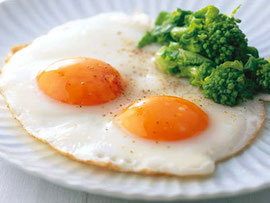 シンプルすぎる目玉焼き 黄身は固めか柔らかめか?ひっくり返して黄身も焼く人もいます