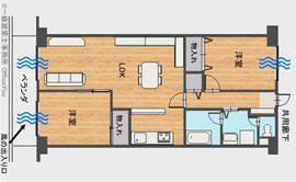 一般的なマンションは風通しが悪く設計されています