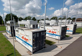 Power to Gas Anlage Stromspeicherung ins Gas Netz per Elektrolyse Bildquelle Eon 