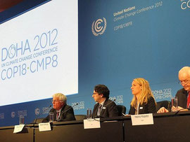 12月8日までドーハにおいて開催されたCOP18 Photo by IHA Central Office