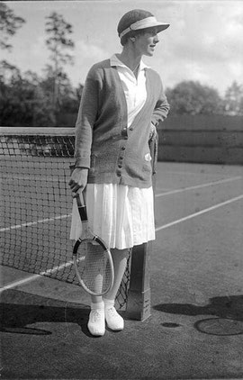 La tenista Helen Wills Moody