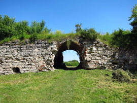 Ворота замку в 2010р.