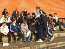 Verabschiedung der Spieler