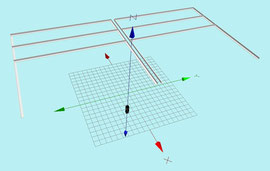 Lichtrahmen - 3D-Ansicht von unten