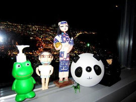 みんなで函館山へ夜景を見に行ったよ!