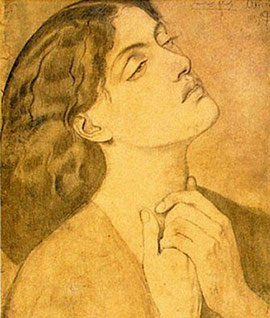 DANTE GABRIEL ROSSETTI - Ginevra (1857)