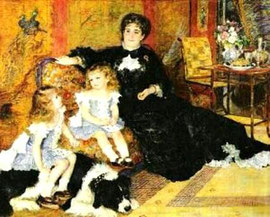 PIERRE AUGUSTE RENOIR - Il salotto di Madame Charpentier