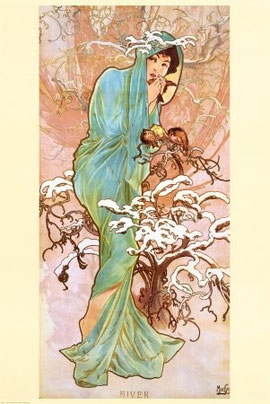 ALPHONSE MUCHA - Inverno