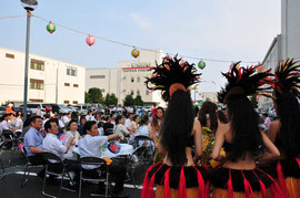 （納涼祭会場風景）