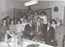 Die Mitglieder des D.T. Hostert im Jahre 1973
