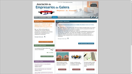 web asociación empresarios de galera