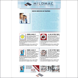 Newsletter de Mildmac