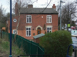 19th-century house alongside the railway