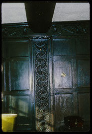 A panelled room in Bells Farm photographed in 1969 by Phyllis Nicklin - see Acknowledgements, Keith Berry.