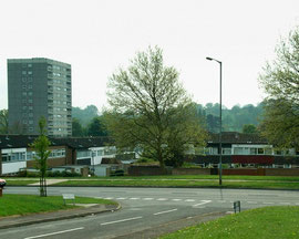 Bells Lane. looking south towards Kingswood