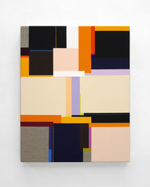 Richard Schur, Beam, 2020, acrylic on canvas, 50 x 40 cm / 20 x 16 inch, available at Kristin Hjellegjerde Gallery, London and Berlin