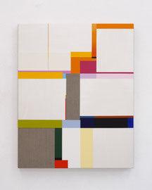 Richard Schur, Direction, 2020, acrylic on canvas, 100 x 80 cm / 39 x 31 inch, available at Kristin Hjellegjerde Gallery, London and Berlin