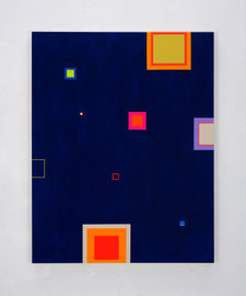 Richard Schur, The Stars of Arles, 2017, acrylic on canvas, 140 x 110 cm / 55 x 43 inch