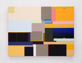 Richard Schur, Flow, 2019, acrylic on canvas, 90 x 120 cm / 35 x 47 inch