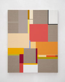 Red, 2021, acrylic on canvas, 100 x 80 cm / 39 x 31 inch