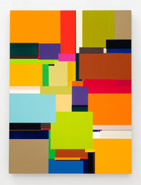 Richard Schur, Study for Bloom, 2026, acrylic on masonite, 52 x 39 cm