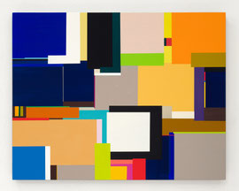 Richard Schur, Drift (Study), 2026, acrylic on masonite, 44 x 56 cm