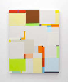 Richard Schur, Flirt, 2016, acrylic on canvas,  140 x 110 cm / 55 x 44 inch