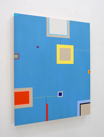 Richard Schur, After the Rain, 2017, acrylic on canvas, 100 x 80 cm / 39 x 31 inch, available at Kristin Hjellegjerde Gallery, London and Berlin