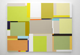 Richard Schur, Summer Mornings, 2015, acrylic on canvas, 150 x200 cm / 59 x 79 inch, available at Espace Meyer-Zafra, Paris, New York, Miami