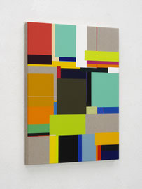 Richard Schur, Jungle, 2020, acrylic on canvas, 80 x 60 cm / 31 x 24 inch, available at Kristin Hjellegjerde Gallery, London and Berlin