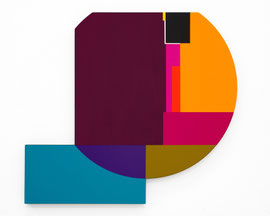 Richard Schur, Revelry, 2024, acrylic on masonite, 46 x 51 cm, available at Galerie Filser & Gräf, Munich